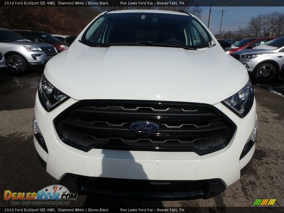 2019 Ford EcoSport SES 4WD Diamond White / Ebony Black Photo #9