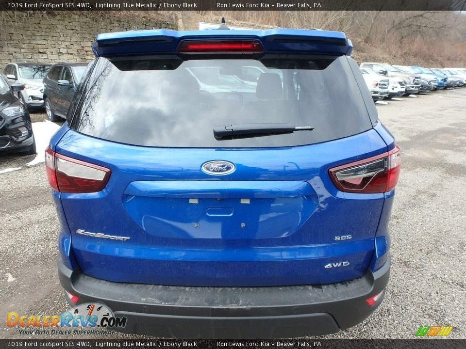 2019 Ford EcoSport SES 4WD Lightning Blue Metallic / Ebony Black Photo #5