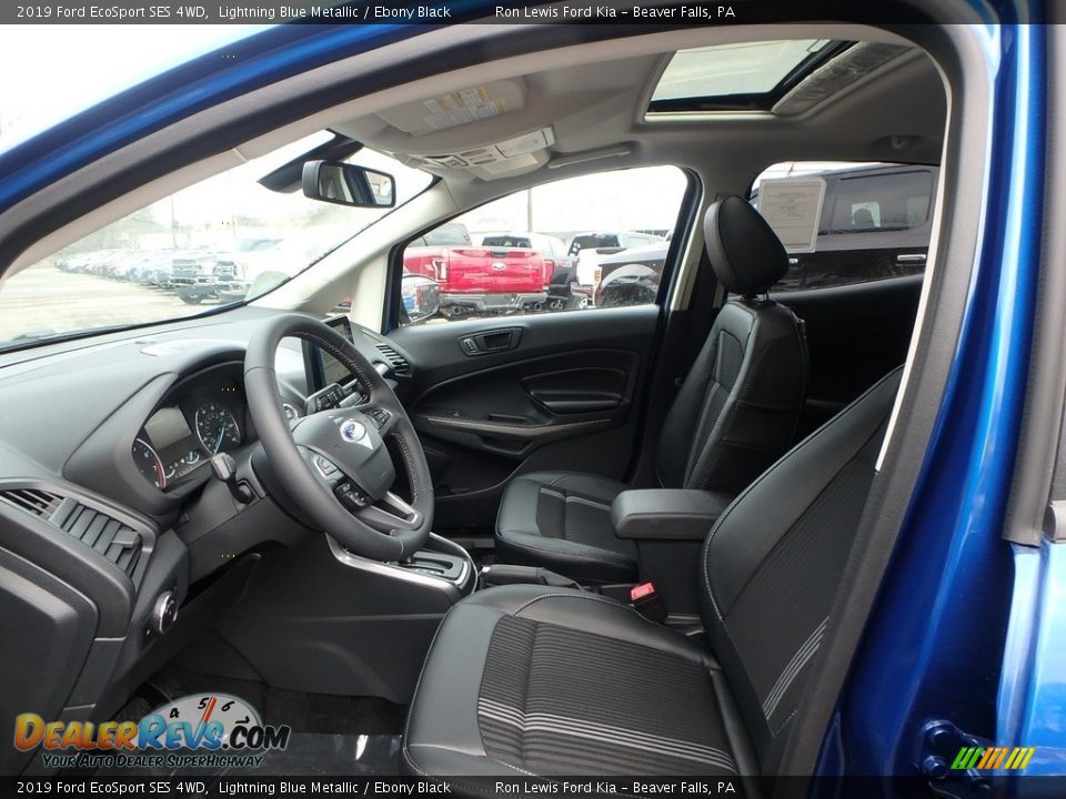 Front Seat of 2019 Ford EcoSport SES 4WD Photo #11