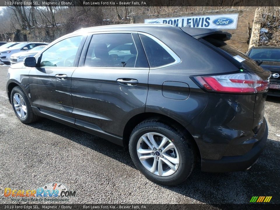 2019 Ford Edge SEL Magnetic / Ebony Photo #5