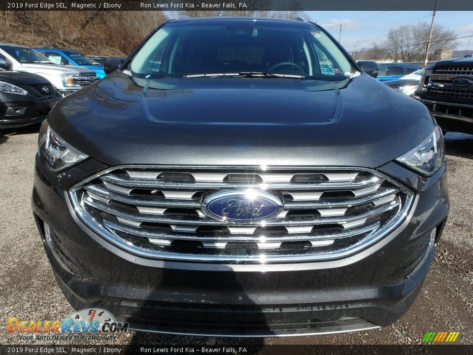 2019 Ford Edge SEL Magnetic / Ebony Photo #8
