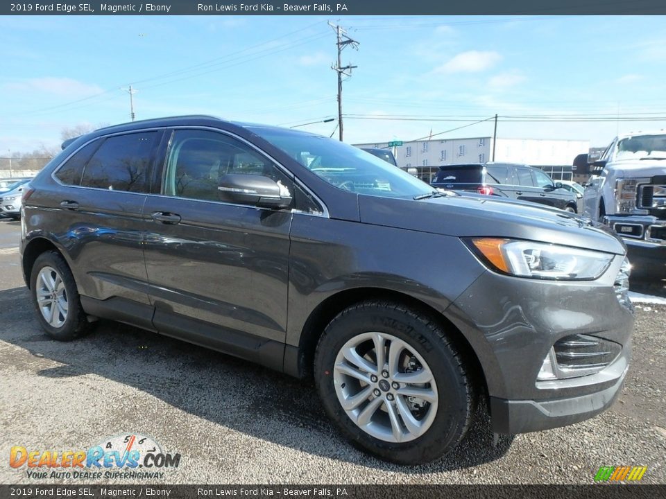 2019 Ford Edge SEL Magnetic / Ebony Photo #9