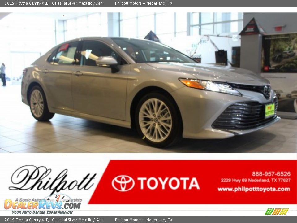 2019 Toyota Camry XLE Celestial Silver Metallic / Ash Photo #1