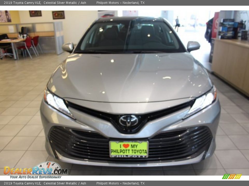 2019 Toyota Camry XLE Celestial Silver Metallic / Ash Photo #2