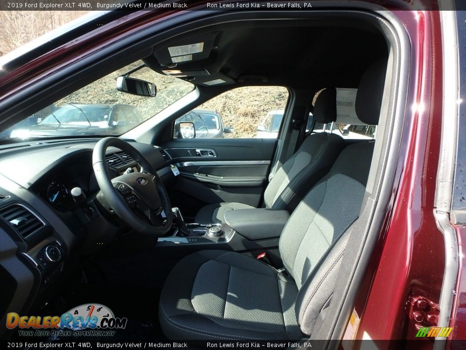2019 Ford Explorer XLT 4WD Burgundy Velvet / Medium Black Photo #11