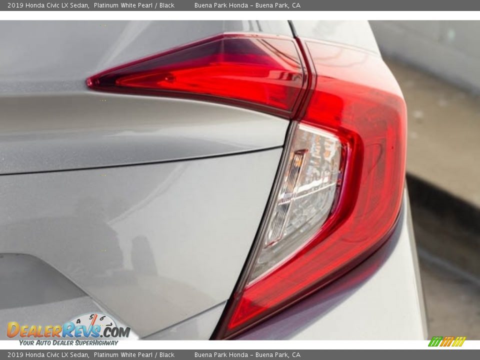 2019 Honda Civic LX Sedan Platinum White Pearl / Black Photo #8