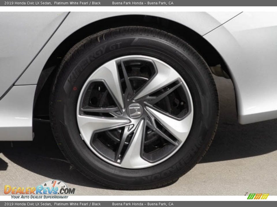 2019 Honda Civic LX Sedan Platinum White Pearl / Black Photo #12
