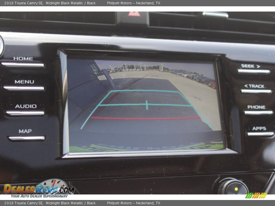 2019 Toyota Camry SE Midnight Black Metallic / Black Photo #18