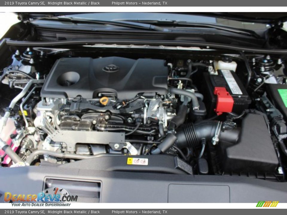 2019 Toyota Camry SE Midnight Black Metallic / Black Photo #30