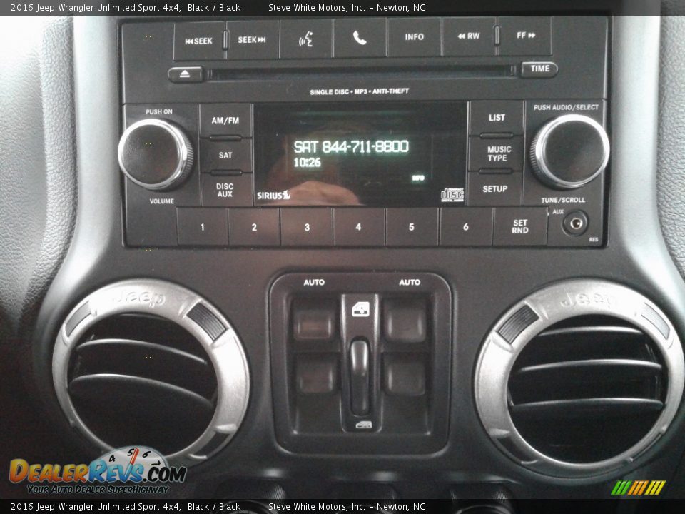 2016 Jeep Wrangler Unlimited Sport 4x4 Black / Black Photo #21