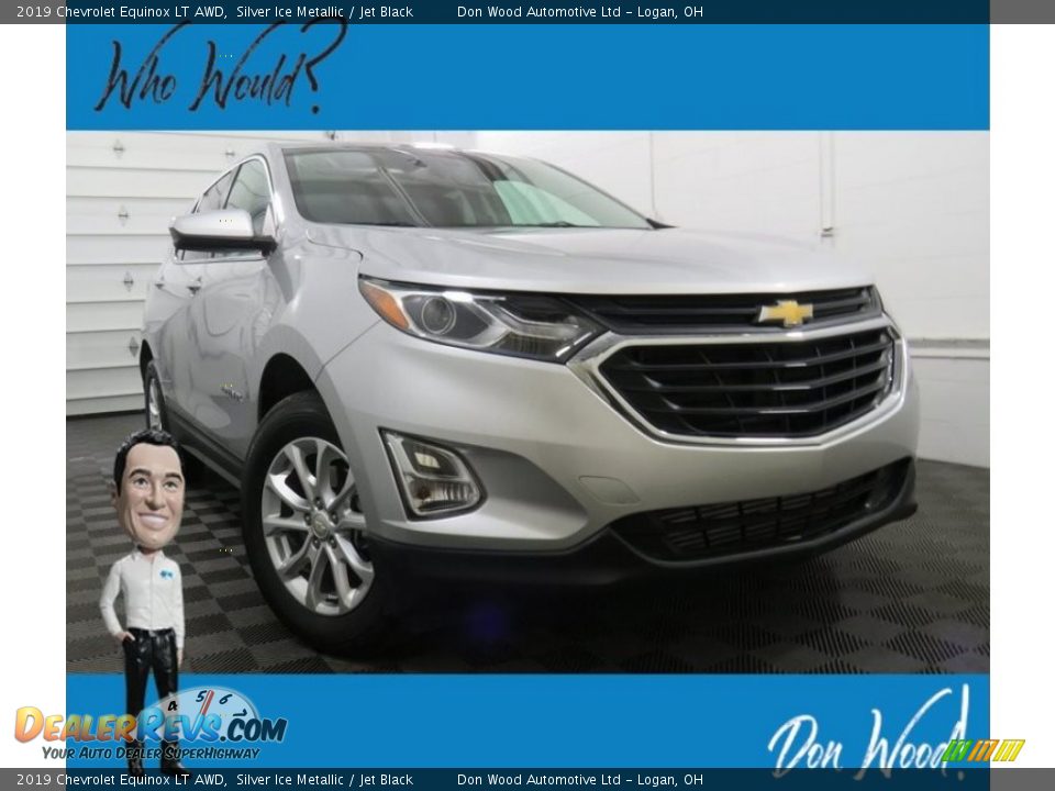 2019 Chevrolet Equinox LT AWD Silver Ice Metallic / Jet Black Photo #1