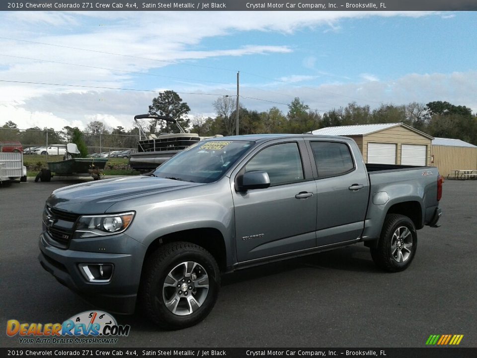 2019 Chevrolet Colorado Z71 Crew Cab 4x4 Satin Steel Metallic / Jet Black Photo #1