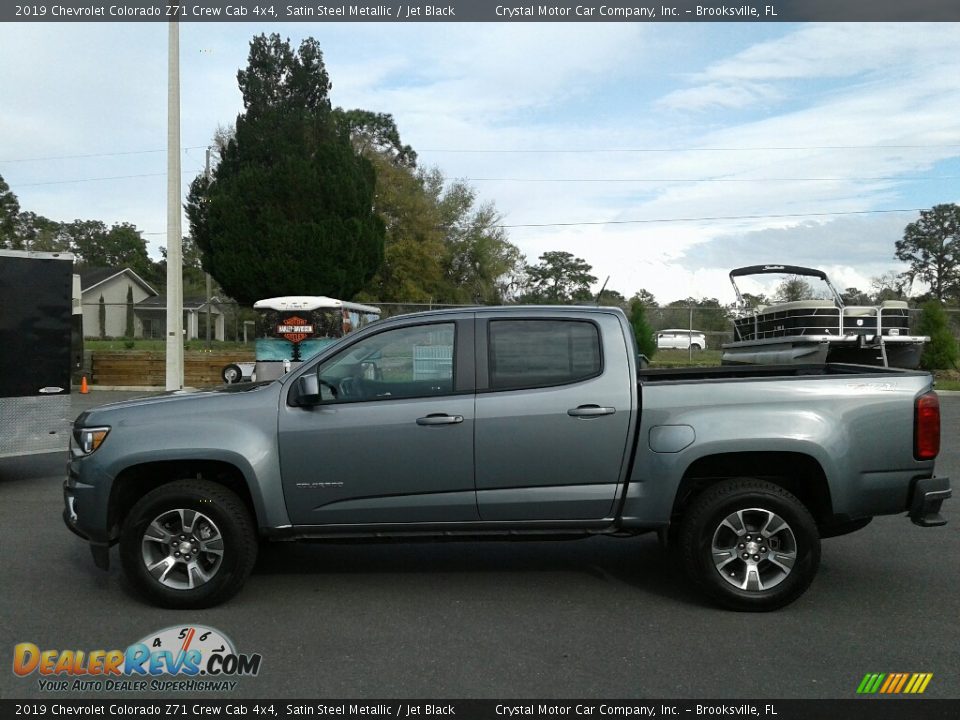 2019 Chevrolet Colorado Z71 Crew Cab 4x4 Satin Steel Metallic / Jet Black Photo #2