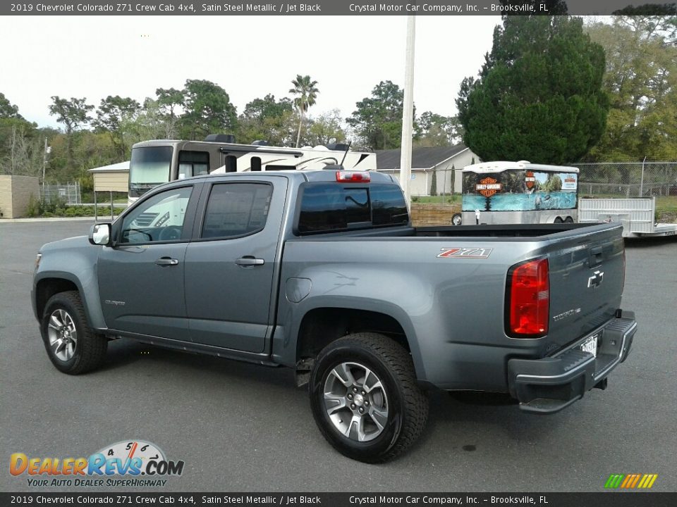 2019 Chevrolet Colorado Z71 Crew Cab 4x4 Satin Steel Metallic / Jet Black Photo #3