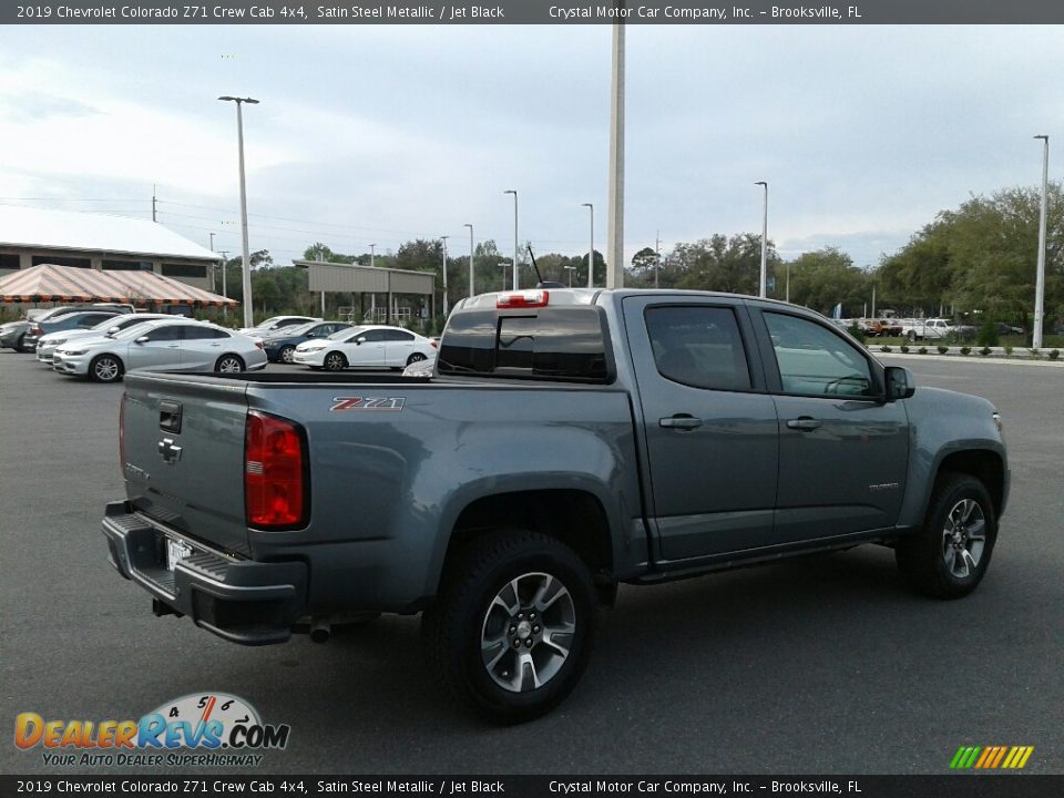 2019 Chevrolet Colorado Z71 Crew Cab 4x4 Satin Steel Metallic / Jet Black Photo #5