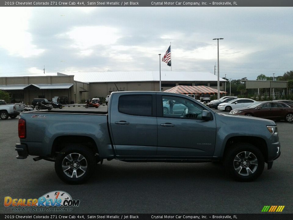 2019 Chevrolet Colorado Z71 Crew Cab 4x4 Satin Steel Metallic / Jet Black Photo #6