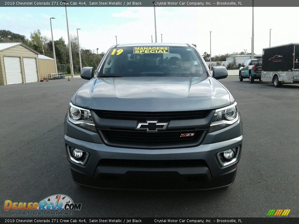 2019 Chevrolet Colorado Z71 Crew Cab 4x4 Satin Steel Metallic / Jet Black Photo #8