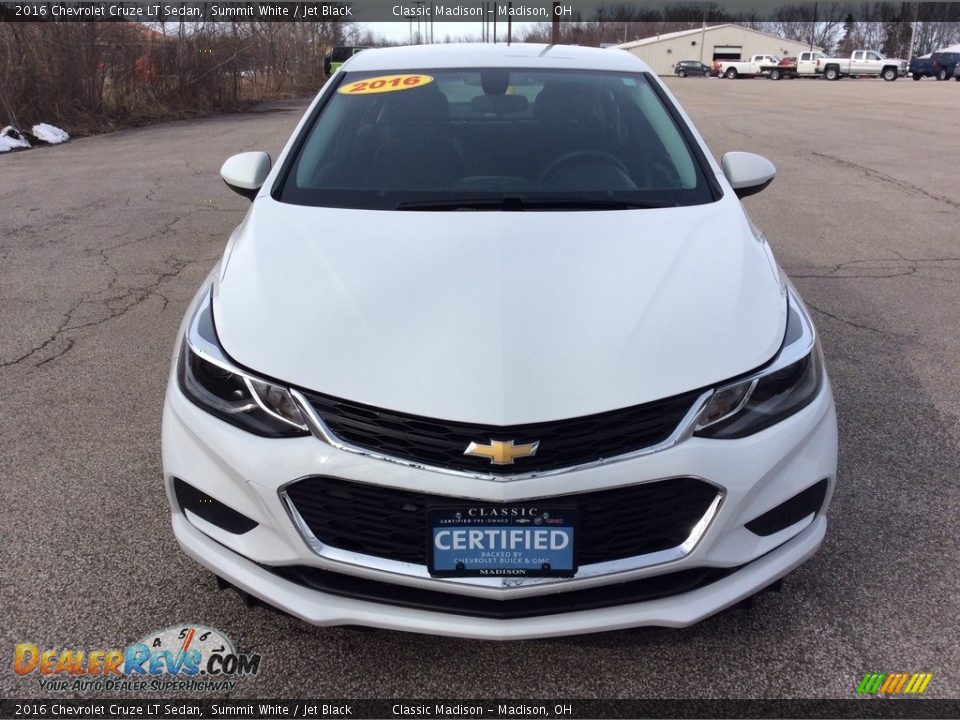 2016 Chevrolet Cruze LT Sedan Summit White / Jet Black Photo #2