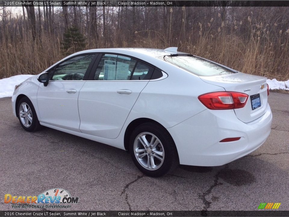 2016 Chevrolet Cruze LT Sedan Summit White / Jet Black Photo #4
