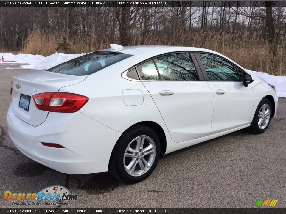2016 Chevrolet Cruze LT Sedan Summit White / Jet Black Photo #6