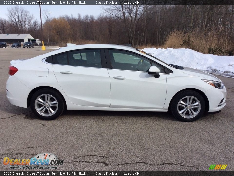2016 Chevrolet Cruze LT Sedan Summit White / Jet Black Photo #7