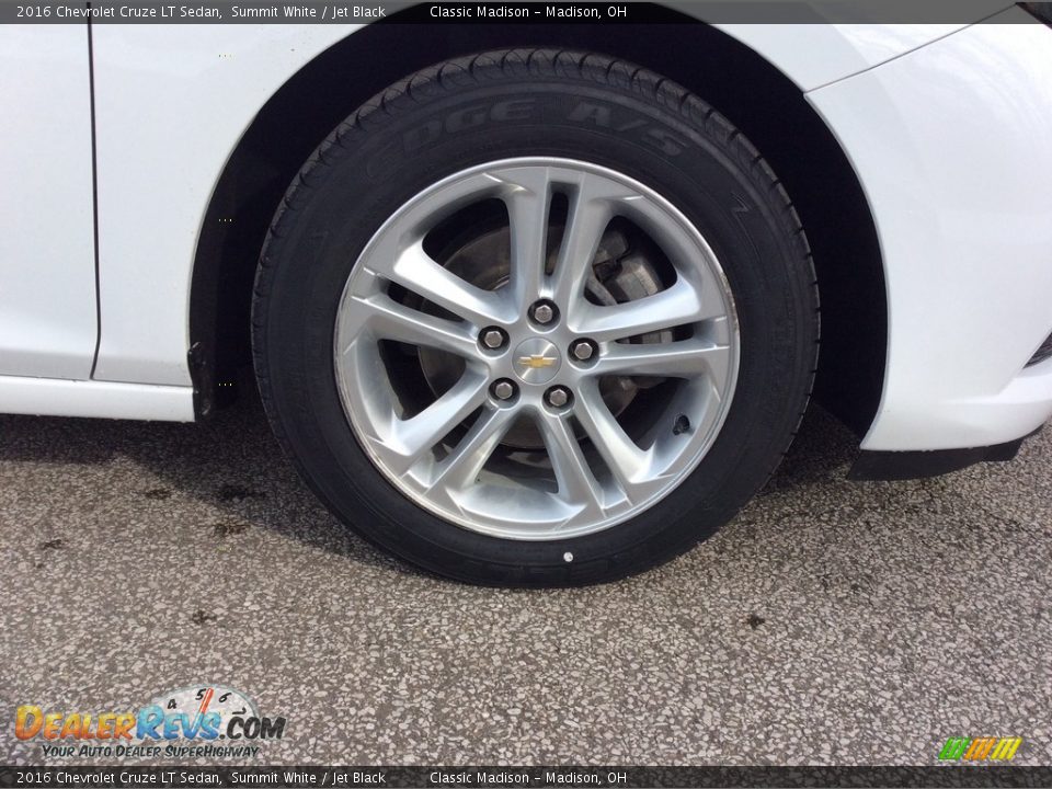 2016 Chevrolet Cruze LT Sedan Summit White / Jet Black Photo #9