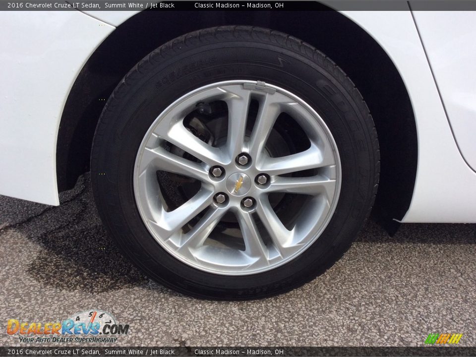 2016 Chevrolet Cruze LT Sedan Summit White / Jet Black Photo #10