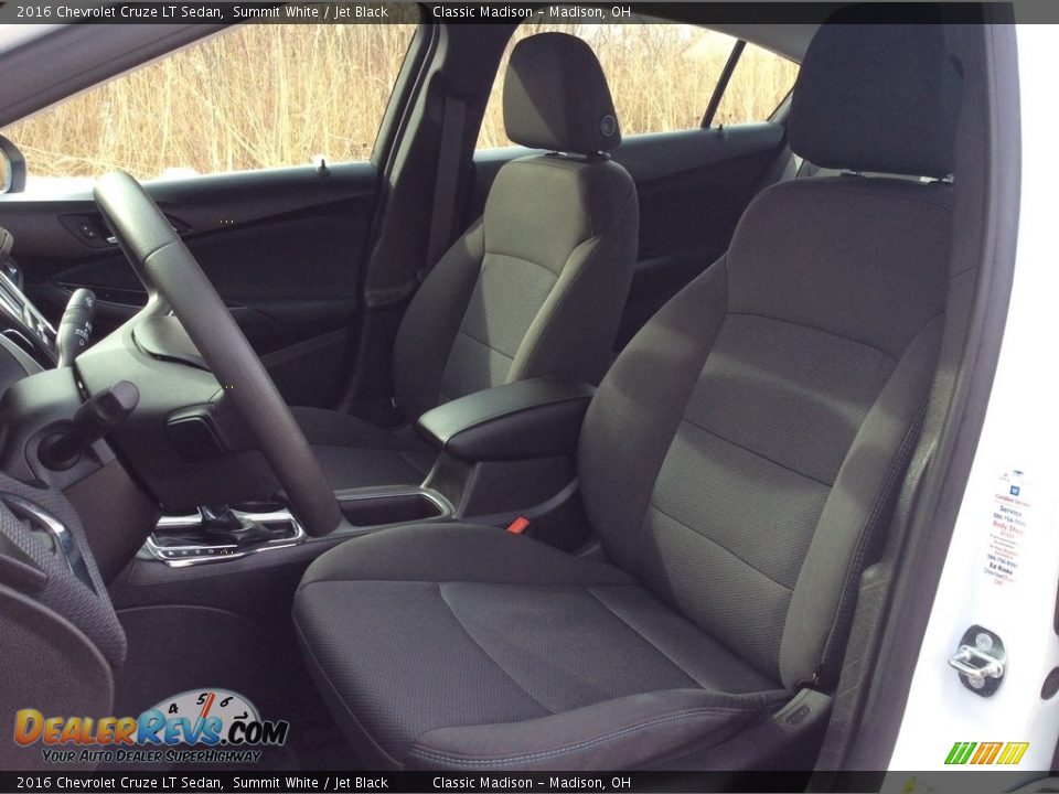 2016 Chevrolet Cruze LT Sedan Summit White / Jet Black Photo #15