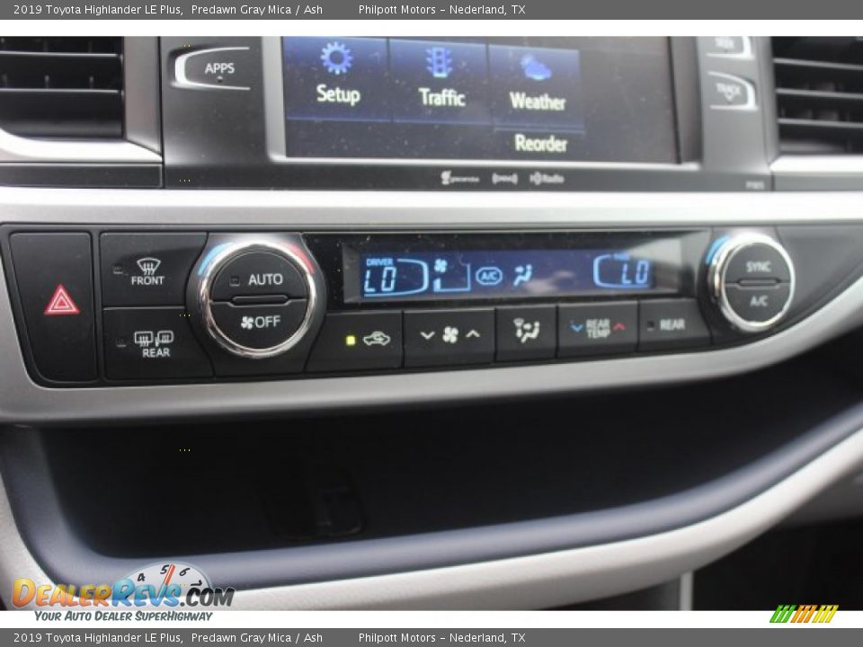2019 Toyota Highlander LE Plus Predawn Gray Mica / Ash Photo #15