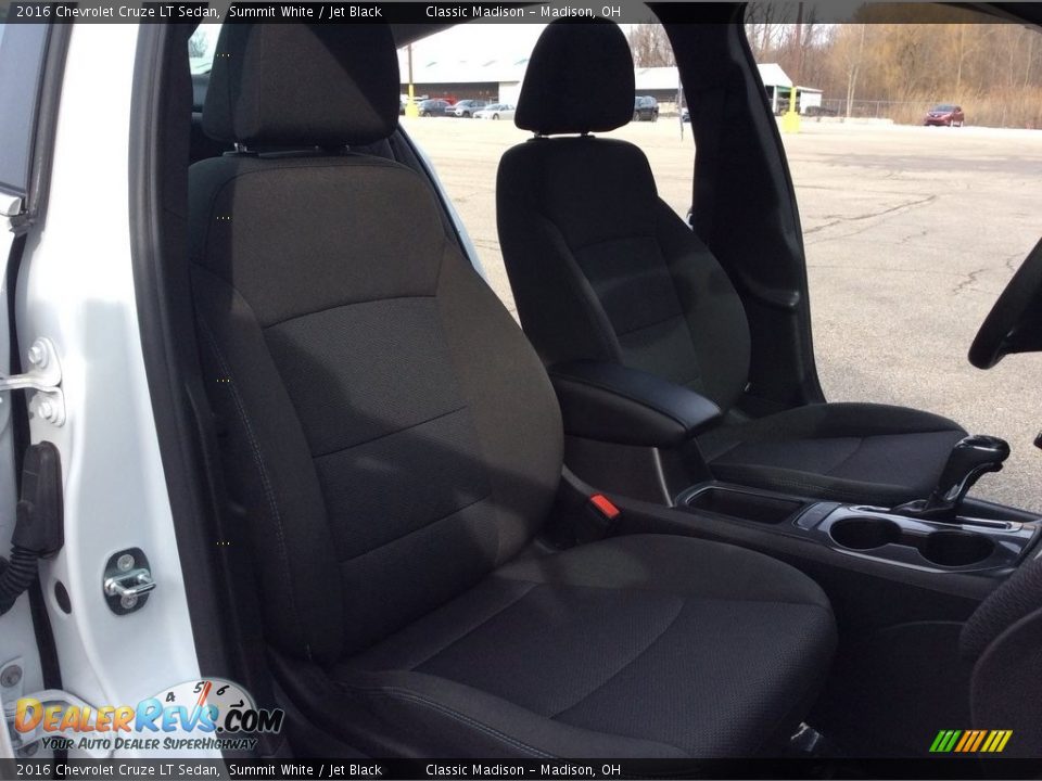 2016 Chevrolet Cruze LT Sedan Summit White / Jet Black Photo #21