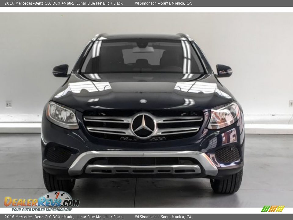 2016 Mercedes-Benz GLC 300 4Matic Lunar Blue Metallic / Black Photo #2