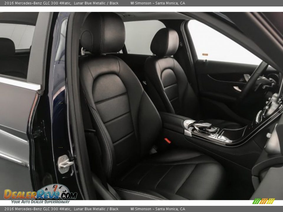 2016 Mercedes-Benz GLC 300 4Matic Lunar Blue Metallic / Black Photo #6