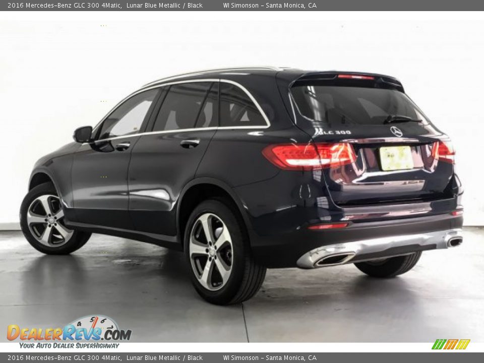 2016 Mercedes-Benz GLC 300 4Matic Lunar Blue Metallic / Black Photo #10