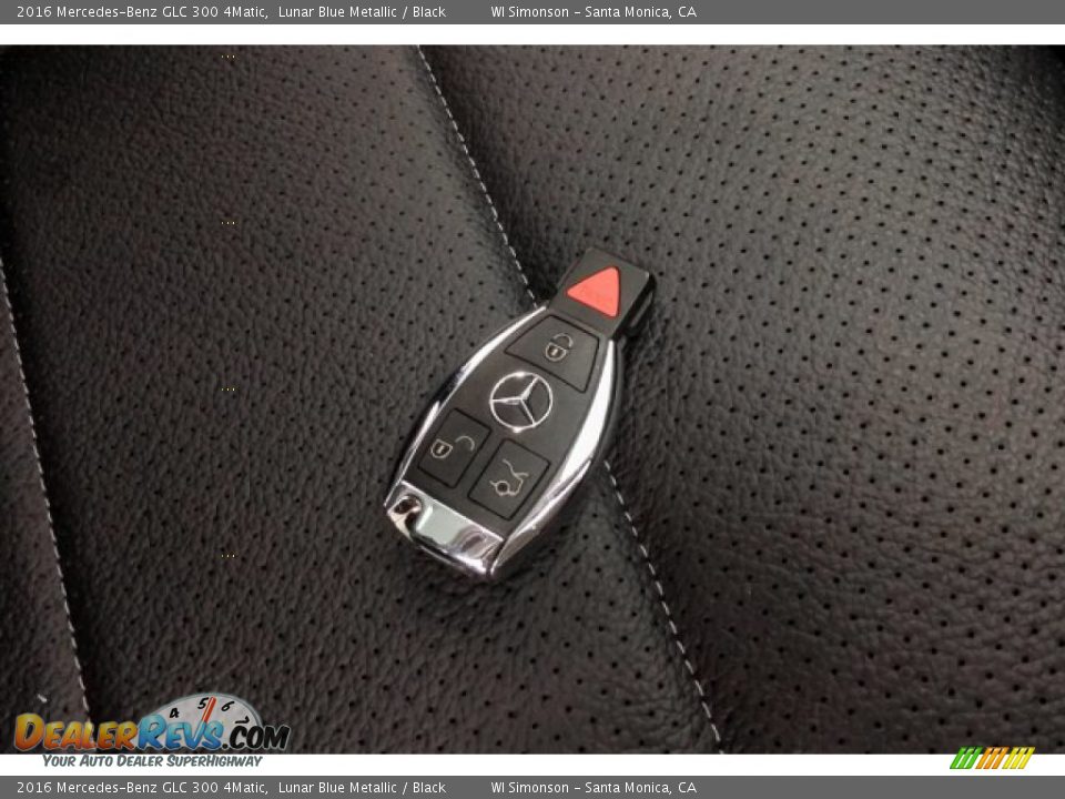 2016 Mercedes-Benz GLC 300 4Matic Lunar Blue Metallic / Black Photo #11