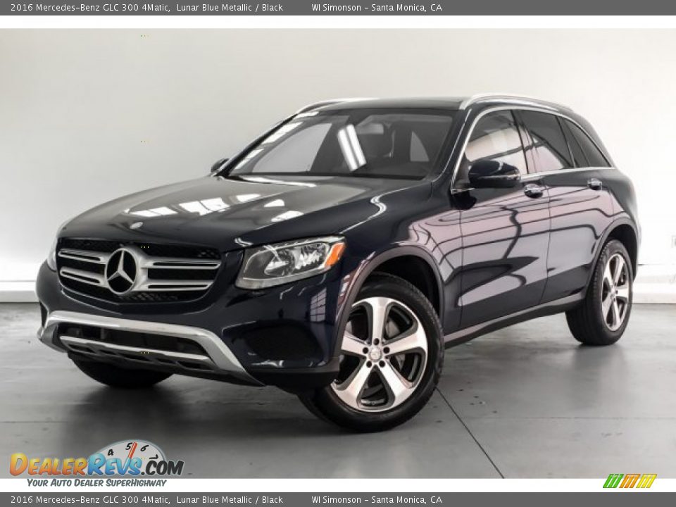 2016 Mercedes-Benz GLC 300 4Matic Lunar Blue Metallic / Black Photo #12