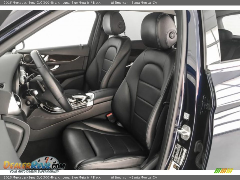 2016 Mercedes-Benz GLC 300 4Matic Lunar Blue Metallic / Black Photo #15