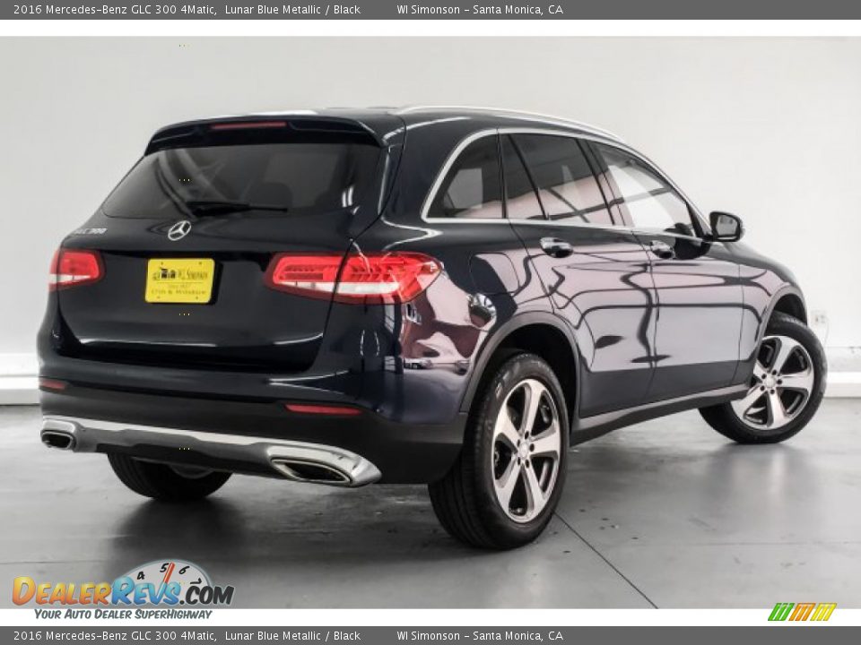 2016 Mercedes-Benz GLC 300 4Matic Lunar Blue Metallic / Black Photo #16