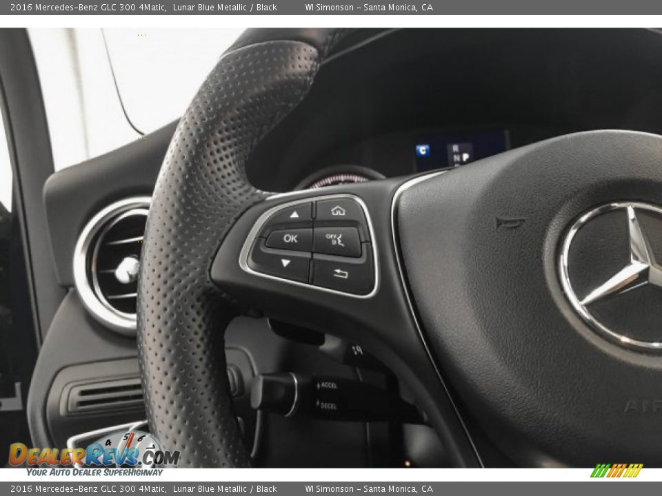 2016 Mercedes-Benz GLC 300 4Matic Lunar Blue Metallic / Black Photo #19