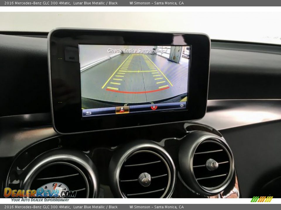 2016 Mercedes-Benz GLC 300 4Matic Lunar Blue Metallic / Black Photo #22