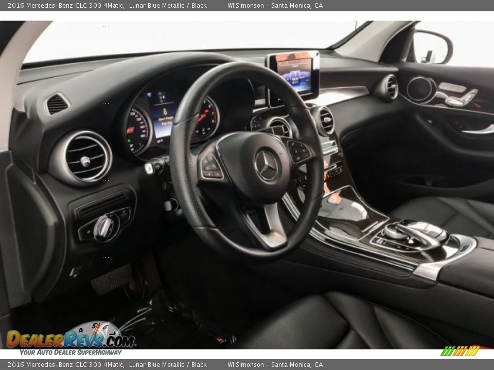 2016 Mercedes-Benz GLC 300 4Matic Lunar Blue Metallic / Black Photo #23