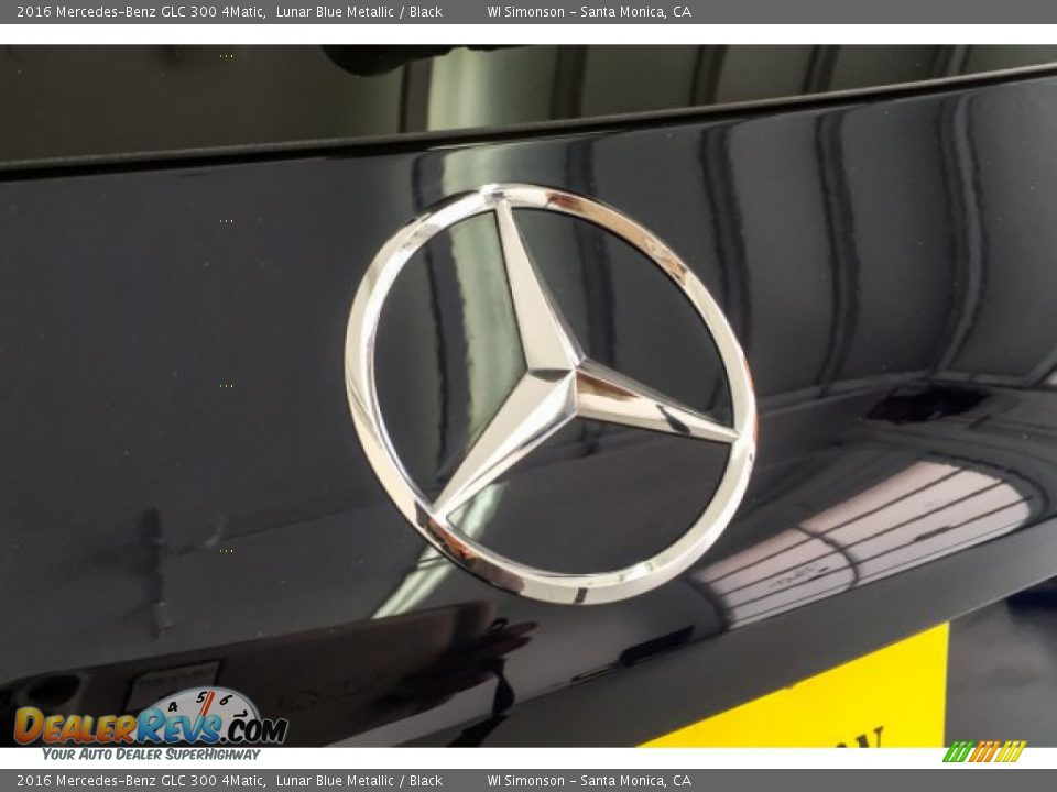 2016 Mercedes-Benz GLC 300 4Matic Lunar Blue Metallic / Black Photo #28