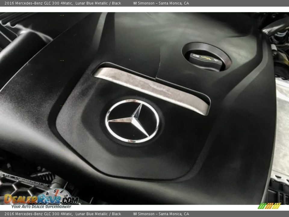 2016 Mercedes-Benz GLC 300 4Matic Lunar Blue Metallic / Black Photo #32