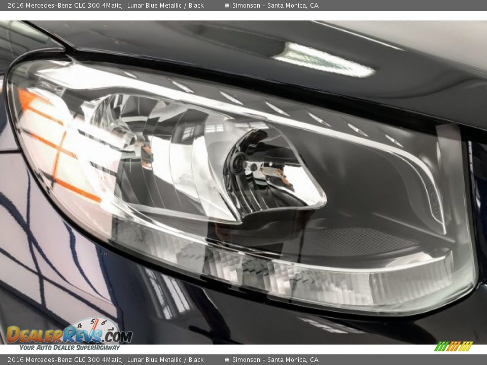 2016 Mercedes-Benz GLC 300 4Matic Lunar Blue Metallic / Black Photo #33