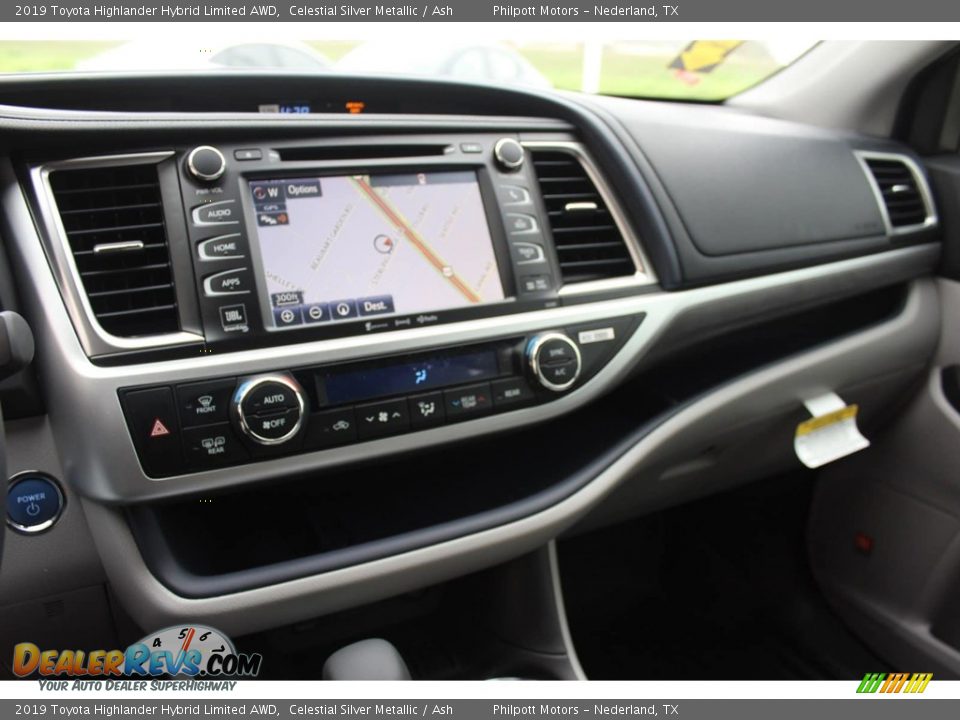 2019 Toyota Highlander Hybrid Limited AWD Celestial Silver Metallic / Ash Photo #15