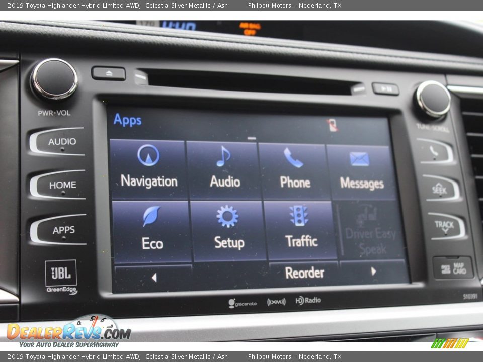 2019 Toyota Highlander Hybrid Limited AWD Celestial Silver Metallic / Ash Photo #21