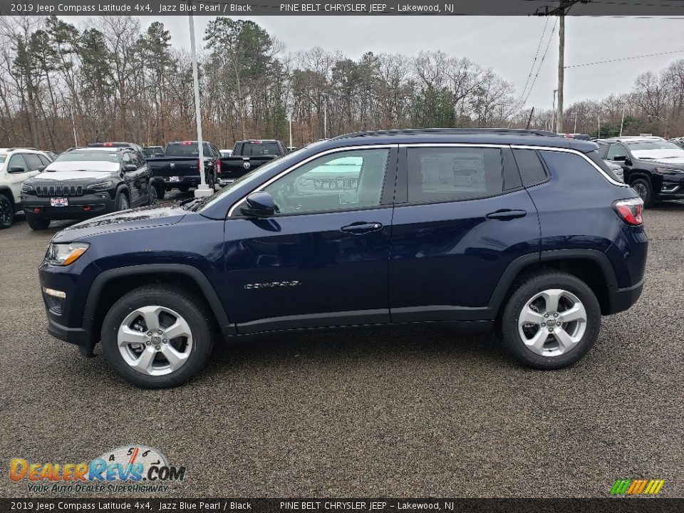 2019 Jeep Compass Latitude 4x4 Jazz Blue Pearl / Black Photo #3