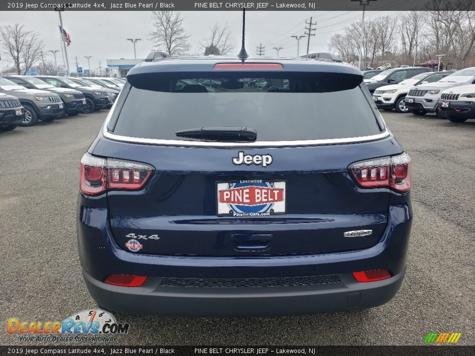 2019 Jeep Compass Latitude 4x4 Jazz Blue Pearl / Black Photo #5