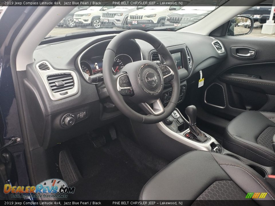 2019 Jeep Compass Latitude 4x4 Jazz Blue Pearl / Black Photo #7