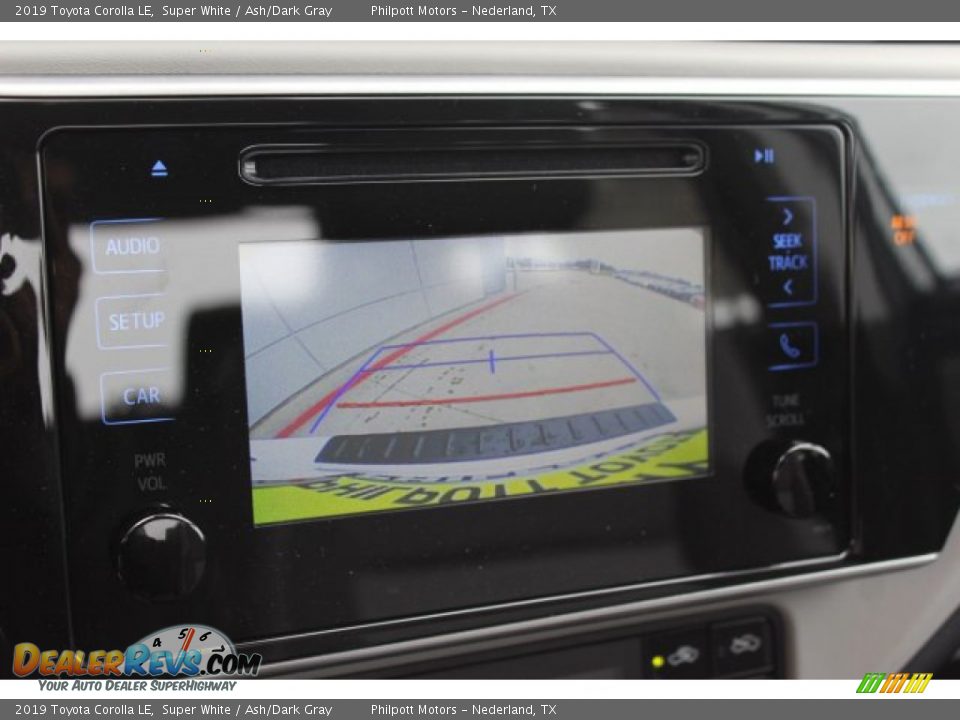 2019 Toyota Corolla LE Super White / Ash/Dark Gray Photo #16