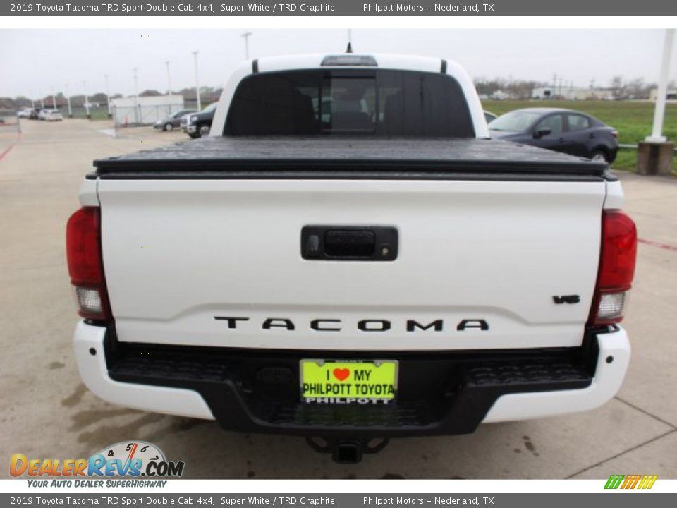 2019 Toyota Tacoma TRD Sport Double Cab 4x4 Super White / TRD Graphite Photo #7